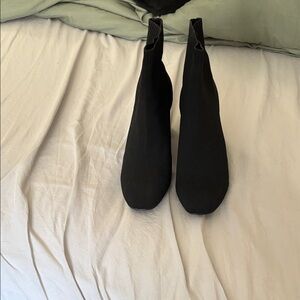 MIA Black stretch Ankle Booties